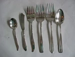 S/6 Silverplate Hostess Gifts Serving Flatware Asst Lot Holmes Rogers Oneida. Fixed Price $21.78.