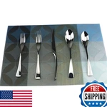 Uniturcky Cutlery Set 18/10 Stainless Steel Flatware Kitchen Silverware. Fixed Price $65.58.