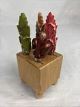 Vintage Harry And David Spreader Set Block. Cheese Knives. Vegetable Shaped. Fixed Price $11.19.