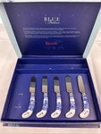 Spode Blue Italian Cheese Spreaders 5 Pieces. Fixed Price $21.74.