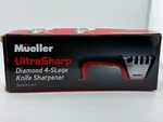 Mueller Ultrasharp Diamond 4-STAGE Knife Sharpener. Fixed Price $35.69.