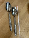 Ralph Lauren Equestrian Braid Flatware Salad Server Set. Fixed Price $145.00.