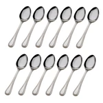 Wallace Continental Bead 18/10 Stainless Steel Teaspoon (set Of Twelve). Fixed Price $54.99.