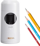 Rechargeable Electric Pencil Sharpener, Fully Automatic Premium Silver. Fixed Price $53.58.