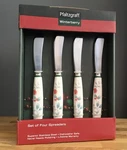 Pfaltzgraff Winterberry Nib Christmas Holiday Set Of 4 Spreaders. Fixed Price $11.25.