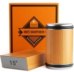 Euhome Rolling Knife Sharpener Kit Magnetic 15/20 Degree Angle Diamond Ceramic. Fixed Price $25.00.