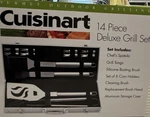 Cuisinart Piece Stainless Steel Bbq Tool Set CGS-5014 With Spatula, Tongs. Fixed Price $16.00.