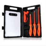Flex Fillet Fishing Cutlery Set With Sharpening Steel, Cutting Board And Durable. Fixed Price $38.99.