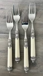 Set Of Home Essentials Renaissance Dinner Forks 8-3/4 Ivory New. Fixed Price $35.00.