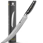 Wizeka Carving KNIFE-10 Real Damascus Breaking Kniferazor Sharp Butcher. Fixed Price $120.67.
