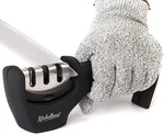 4-IN-1 Kitchen Knife Accessories: 3-STAGE Sharpener Helps Repair, Restore,. Fixed Price $20.43.