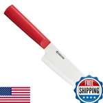 Kyocera Innovationwhite 5.5 Ceramic Santoku Knife Z212 Blade Non-slip. Fixed Price $122.09.
