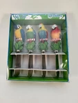 Vintage 2002 Boston Warehouse - Bali Hai Tropical Parrots Spreader Set. Fixed Price $5.95.
