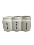 Home Essentials Ceramic Farmhouse 3 Section Utensil Flatware Holder Free Ship. Fixed Price $22.99.