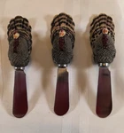 Boston Warehouse Dellarobbia Spreaders Sef 3 Stainless Steel Turkeys Handles. Fixed Price $15.00.
