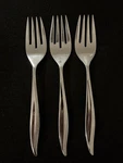 3 Salad Forks Textura Stainless Oneidacraft Deluxe Flatware. Fixed Price $14.99.