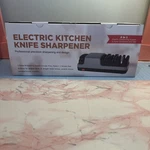 Yoorleay Electric Kitchen Knife Sharpener - 4 In 1 Easy Touse, Grey/black New. Fixed Price $40.00.