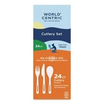 World Centric Aspsr Medium Heavyweight Tpla Cutlery - Light Beige (24/PK) New. Fixed Price $11.79.
