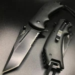 8.5" Black Tactical Super Knife Spring Assisted Open Blade Folding Pocket. Fixed Price $13.99.