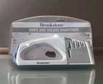 Brookstone 4-IN-1 Knife & Shear Sharpener Non-slip Easy Grip Handle Brand New. Fixed Price $29.97.