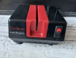 Firestone Model 1901 Electric Knife Sharpener Black Red Made In Usa Works Great. Fixed Price $39.95.