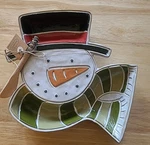 Mud Pie Snowman Sectioned Server 10 In.. Fixed Price $39.00.