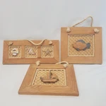 Set Of The Beachcombers Nautical Wooden Netting Rope Wall Art 3D Fish Boat. Fixed Price $30.00.