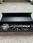 Mackenzie-childs Courtly Check Casserole Fork Stainless Steel 12 In, 1PC. Fixed Price $70.00.