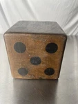 Creative Co-op DA0725 Hand Carved Mango Wood Dice Brown. Fixed Price $34.50.