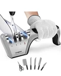 Longzon 4-IN-1 Knife Sharpener Stage With Pair Of Cut-. Fixed Price $9.99.