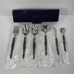 Nos Cutco CUE1 #1570 Serving Set Of 6 Stainless Steel Fork Spoon Usa Rare New!. Fixed Price $299.99.