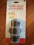 Chicago Cutlery 1118046 Fine And Coarse Dual Sharpener W Suction Bottom. Fixed Price $22.00.