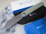 Sencut Bronte Front Flip Pivot Pocket Knife 9CR18MOV Natural Jade G10 SA08C New. Fixed Price $39.99.