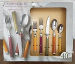 Cambridge Temptation Fiesta Flatware 40 Pc 5 Colors New 8 Setting Box Rare. Fixed Price $124.49.