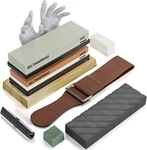 Knife Sharpening - Dual Grit Whetstone 400/1000 3000/8000,. Fixed Price $48.01.