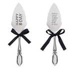 Birthday Cake Server, Stainless Steel, 11.5 Inches, Gift Box. Fixed Price $22.95.