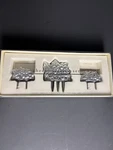 Pier 1 Imports Cheese Service Set (pin, Markers & Cards) Grape Vines Classic. Fixed Price $9.99.