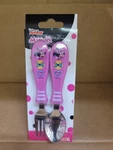 Disney Zak Minnie Mouse Easy Grip Flatware 2 Piece Set Spoon Fork New Must. Fixed Price $8.99.