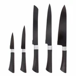 Beille Stainless Steel Black Knife Set Kitchen Utensils, 5PC. Fixed Price $22.39.