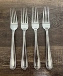 4- Lenox Bead Dinner Forks 18/10 Stainless Steel Set Of. Fixed Price $28.00.