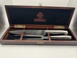 Mundial Future 2-PIECE Carving Set Box 4180-2, X45 Cr Mo 14 Knife. Fixed Price $14.99.