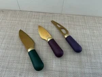 Taylors Eye Witness Gold-toned Coating 3 Piece Cheese Knife Set Pre-owned. Fixed Price $19.99.