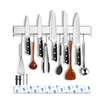 Yiiyiin Strong Magnetic Knife Holder For Wall, 17 Inch No-drill... Fast Usa Ship. Fixed Price $42.48.