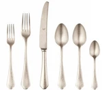 Mepra Cutlery Set 6 Pieces Dolce Vita Pewter Champagne Flatware - Italian Made. Fixed Price $124.95.