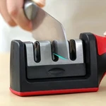 3 Stage Professional Kitchen Knife Blade Sharpener Tool Tungsten Diamond Ceramic. Fixed Price $8.54.