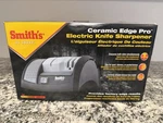 Smith's Ceramic Edge Pro Electric Knife Sharpener 50650 - New. Fixed Price $89.99.
