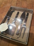 American Ateller 4 Piece Cheese Copper Charcuterie Knife Fork Set Hand Crafted. Fixed Price $15.90.