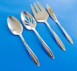 Stegorcraft Gorham Sculptura Serving Set 4 Pieces Stainless. Fixed Price $14.99.
