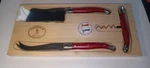 3 Pc Laguiole Jean Dubost Cheese Wine Set Knife Bottle Opener Cleaver Gift. Fixed Price $8.05.
