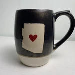 Big Sky Carvers Bearizona State Heart Mug Demdaco Stoneware Coffee Cup. Fixed Price $11.33.